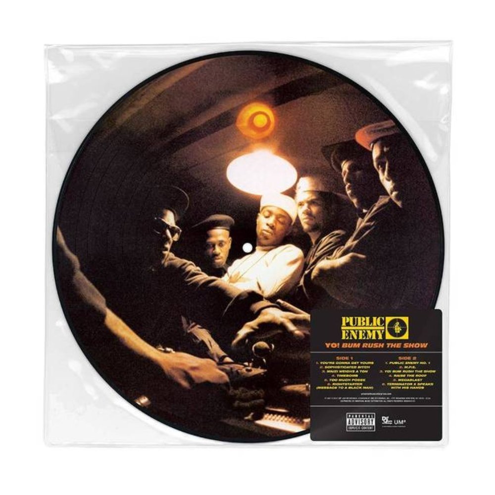 Public Enemy Yo! Bum Rush The Show LP ~ Limited Edition Picture Disc ~Brand New!